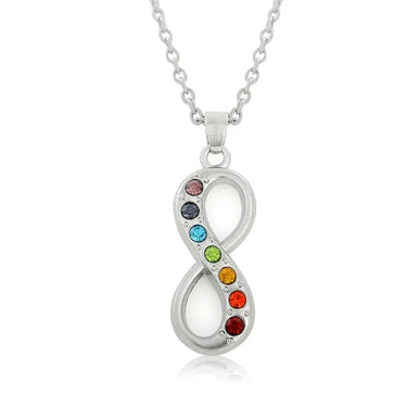 Silver Infinity Chakra Pendant Necklace-Your Soul Place